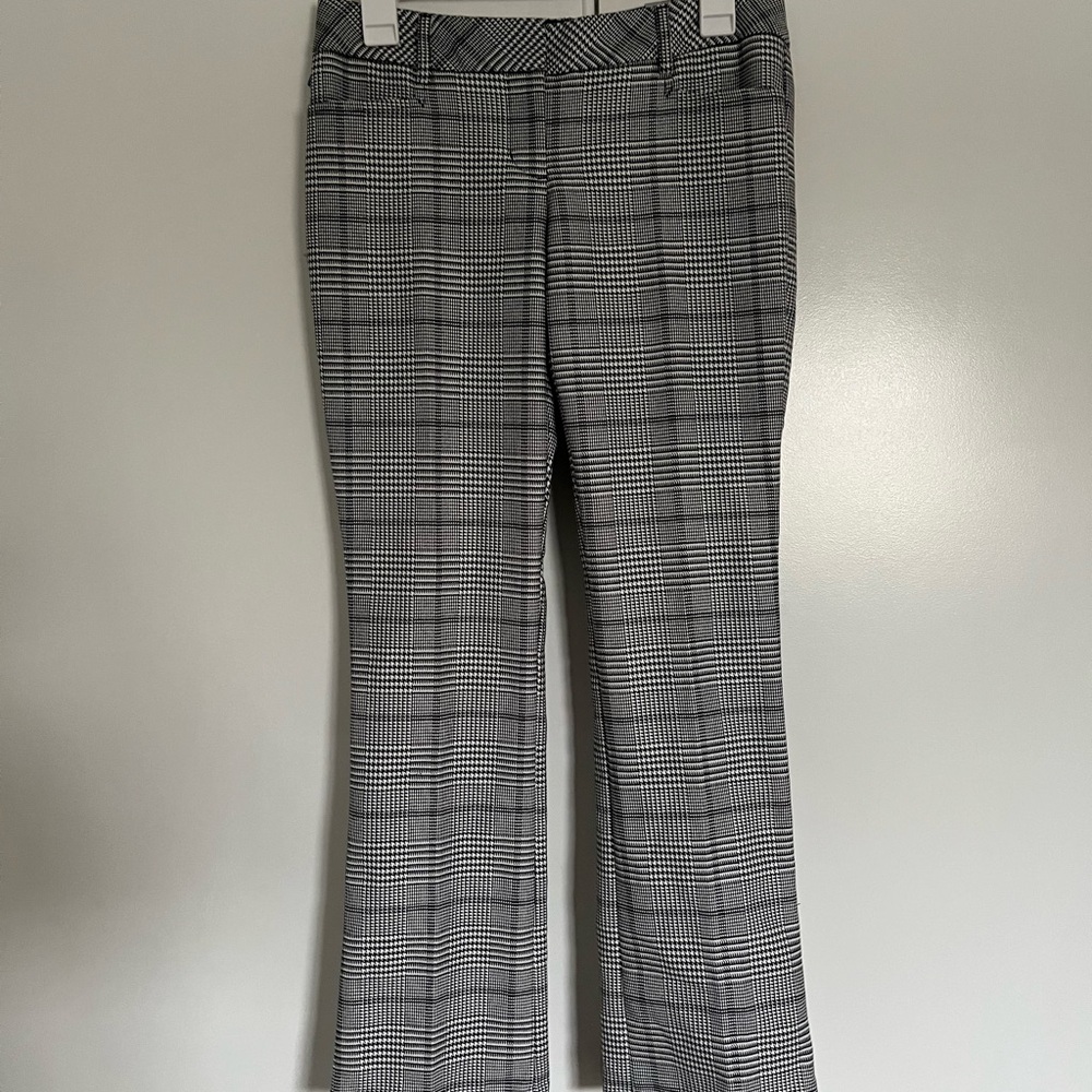 Express Gray Plaid Women's Trousers